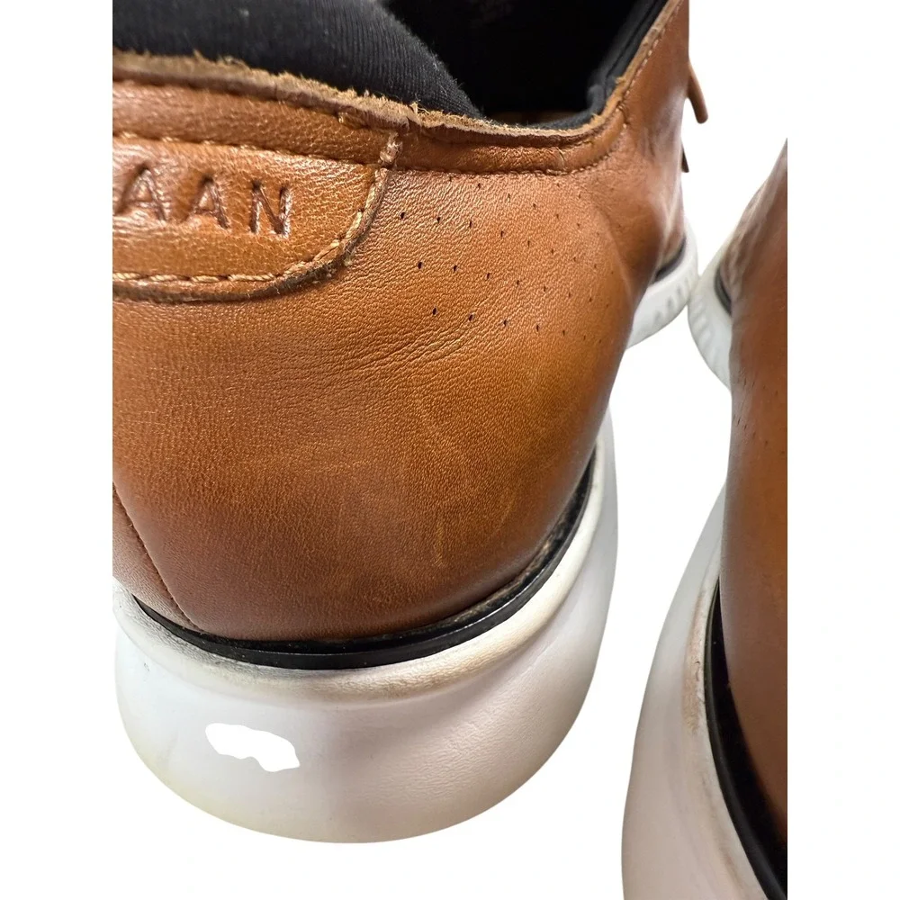 Cole Haan Men's 2.ZERØGRAND Laser Wingtip Oxfords size 12 brown/tan‎